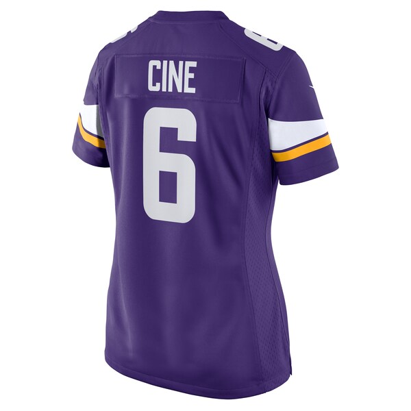 Lewis Cine Minnesota Vikings Nike Women's Game Player Jersey - Purple - Image 3