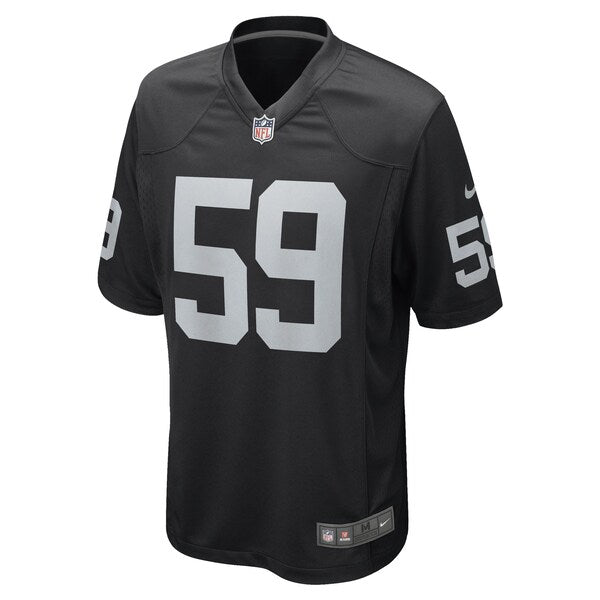 Luke Masterson Las Vegas Raiders Nike Game Player Jersey - Black - Image 3