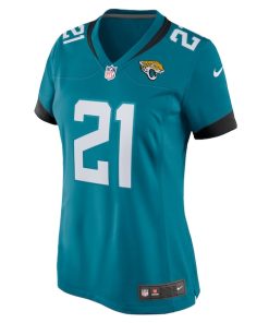 Alternative view of Christian Braswell Jacksonville Jaguars Nike Women's Team Game Jersey -  Teal
