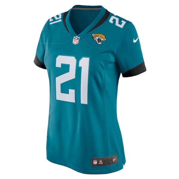 Christian Braswell Jacksonville Jaguars Nike Women's Team Game Jersey - Teal - Image 2