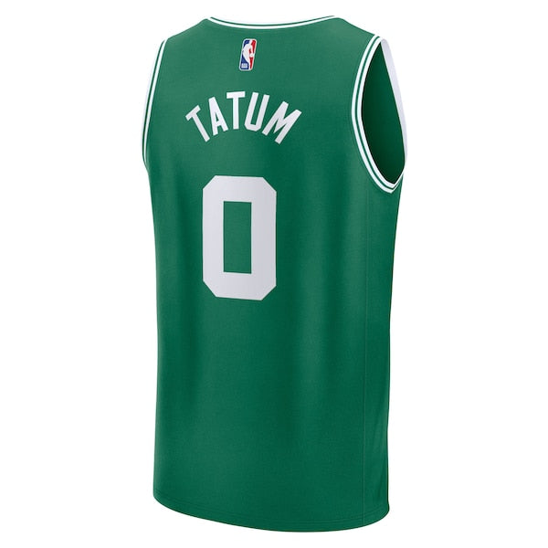 Jayson Tatum Boston Celtics Fast Break Replica Player Jersey - Icon Edition - Kelly Green - Image 3