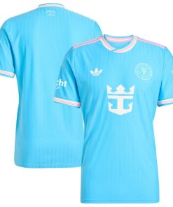 Inter Miami CF adidas Originals 2025 Third Authentic Jersey with Patch - Blue