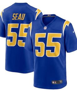Junior Seau Los Angeles Chargers Nike Retired Player Alternate Game Jersey - Royal/Powder Blue