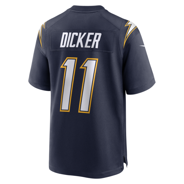 Cameron Dicker Los Angeles Chargers Nike Alternate Game Jersey - Navy/Powder Blue/Gold - Image 4