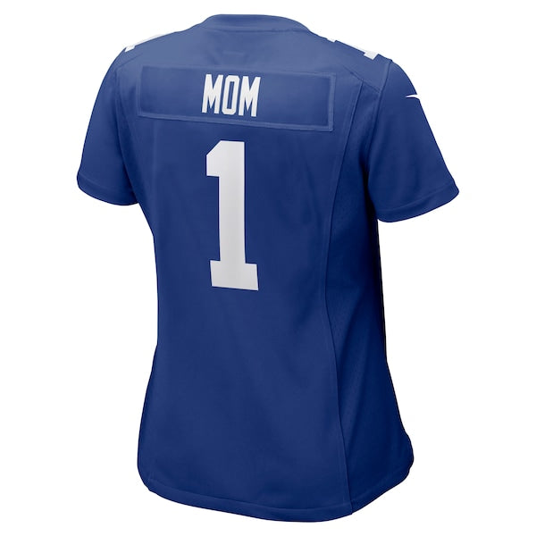 Number 1 Mom New York Giants Nike Women's Game Jersey - Royal - Image 3