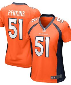 Ronnie Perkins Denver Broncos Nike Women's  Game Jersey -  Orange