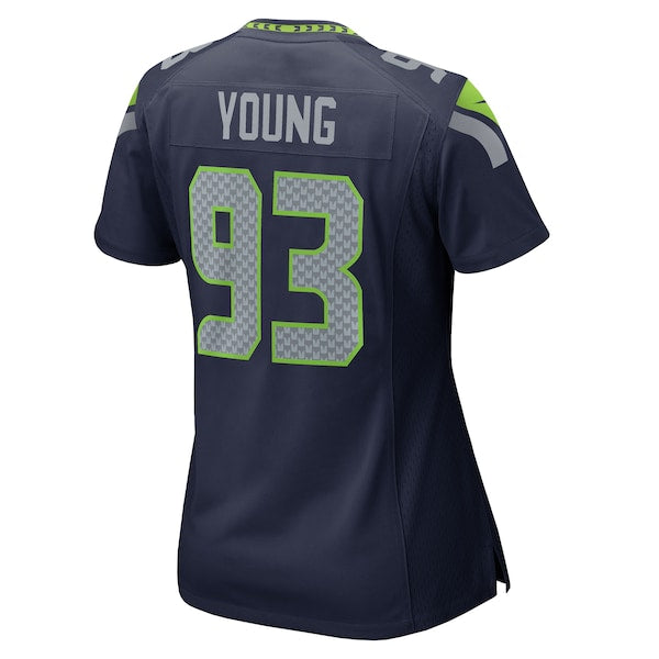 Cameron Young Seattle Seahawks Nike Women's Team Game Jersey - College Navy/Navy - Image 5