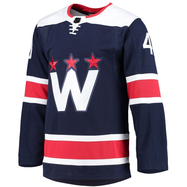 Tom Wilson Washington Capitals adidas Alternate Primegreen Authentic Player Jersey - Navy/Red - Image 3