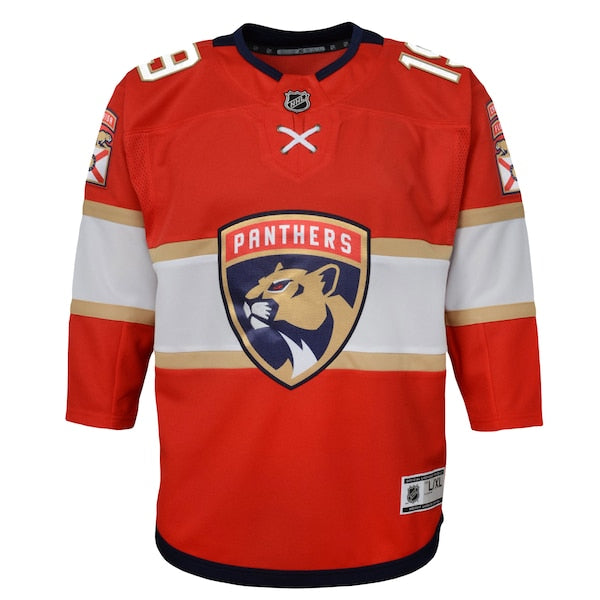 Matthew Tkachuk Florida Panthers Youth Home Premier Player Jersey - Red - Image 2