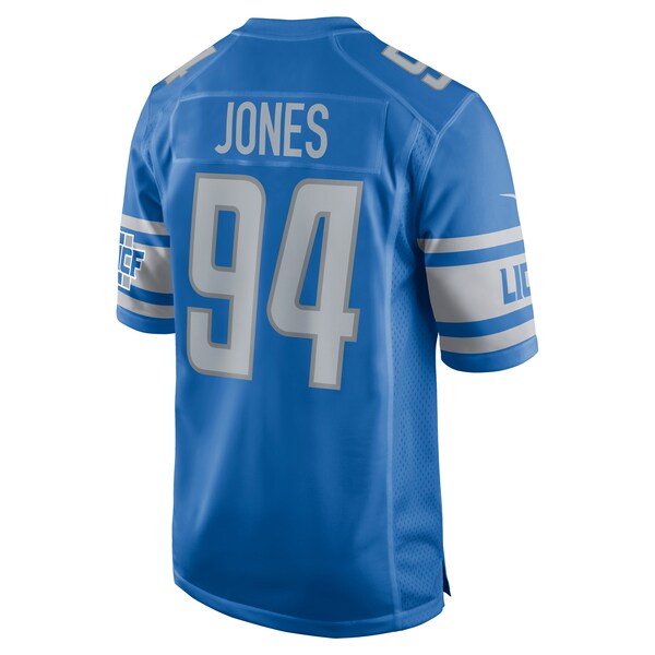 Benito Jones Detroit Lions Nike Home Game Player Jersey - Blue - Image 3