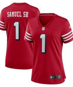 Deebo Samuel Sr San Francisco 49ers Nike Women's Alternate Game Jersey - Scarlet