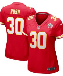 Darius Rush Kansas City Chiefs Nike Women's Team Game Jersey -  Red
