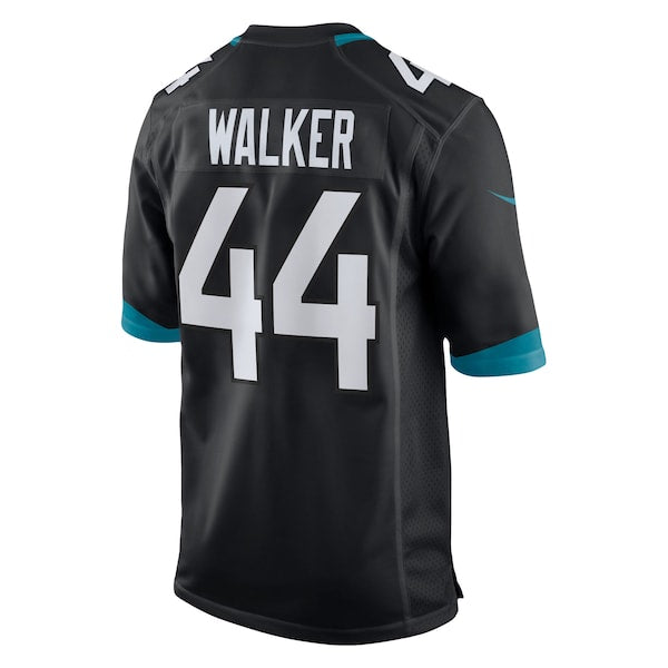 Travon Walker Jacksonville Jaguars Nike Player Game Jersey - Black/Teal/White - Image 4