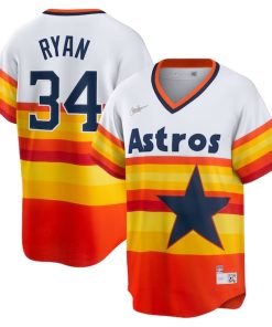 Nolan Ryan Houston Astros Nike Home Cooperstown Collection Player Jersey - White