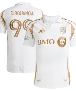 Denis Bouanga LAFC adidas 2025 Secondary Authentic Player Jersey - White