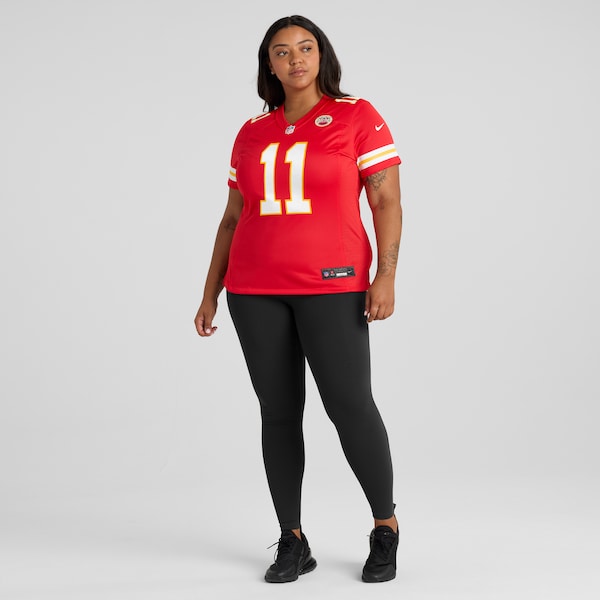 Carson Wentz Kansas City Chiefs Nike Women's Game Jersey - Red - Image 6