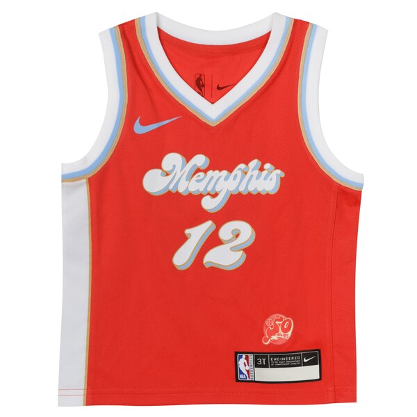 Ja Morant Memphis Grizzlies Nike Toddler 2024/25 Swingman Player Jersey - City Edition - Red - Image 2