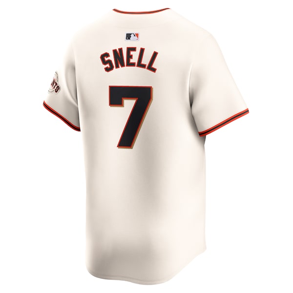 Blake Snell San Francisco Giants Nike Home Limited Jersey - Cream/Gray - Image 4