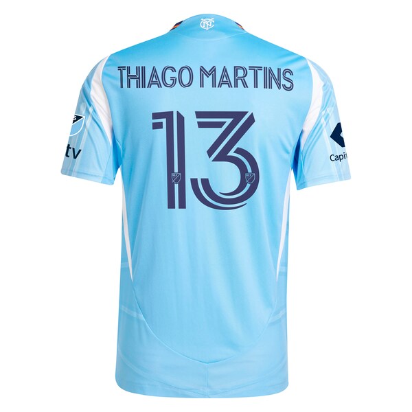Thiago Martins New York City FC adidas 2025 The Excelsior Kit Authentic Player Jersey - Light Blue - Image 3