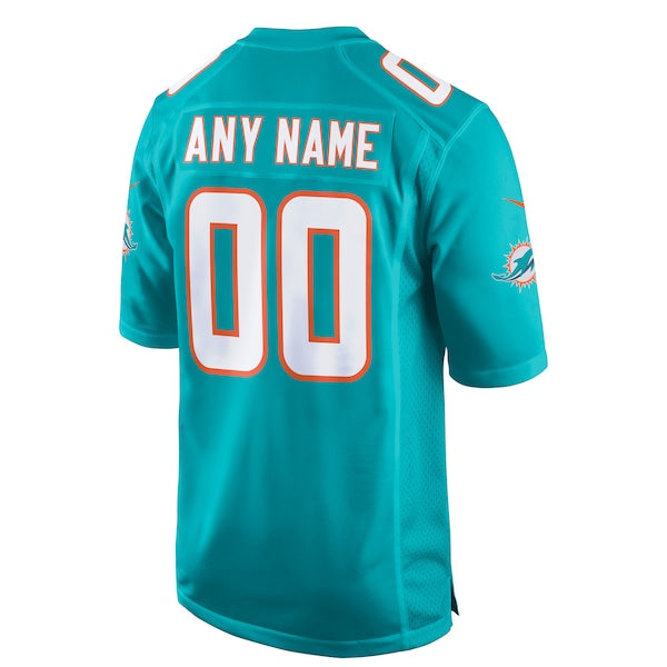 Miami Dolphins Nike Custom Game Jersey - Aqua - Image 3