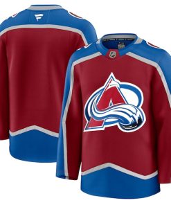 Alternative view of Colorado Avalanche  Home Premium Jersey - Burgundy/White/Navy