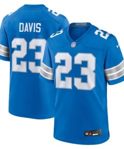 Carlton Davis Detroit Lions Nike Team Game Jersey -  Blue