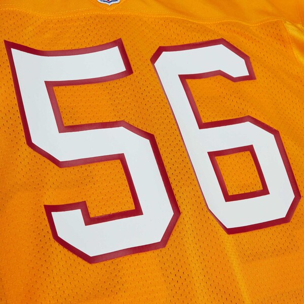 Hardy Nickerson Tampa Bay Buccaneers 1993 Authentic Throwback Retired Player Jersey - Orange - Image 4