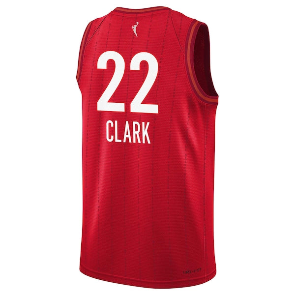 Caitlin Clark Indiana Fever Nike 2024 WNBA Draft Rebel Edition Victory Player Jersey - Red - Image 3