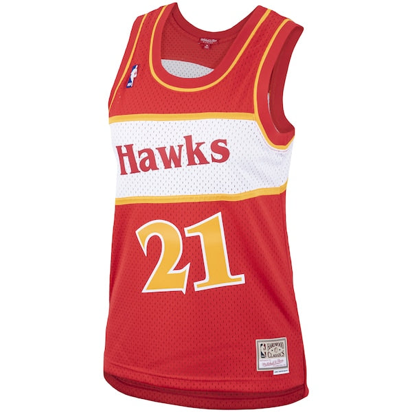 Dominique Wilkins Atlanta Hawks Women's Hardwood Classics Swingman Jersey - Red - Image 2