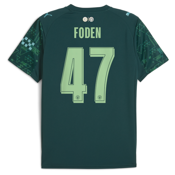 Phil Foden Manchester City Puma x EA SPORTS FC 2025/26 Fourth Jersey - Green - Image 3