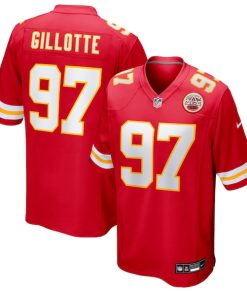 Ashton Gillotte Kansas City Chiefs Nike Team Game Jersey - Red