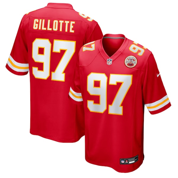 Ashton Gillotte Kansas City Chiefs Nike Team Game Jersey - Red