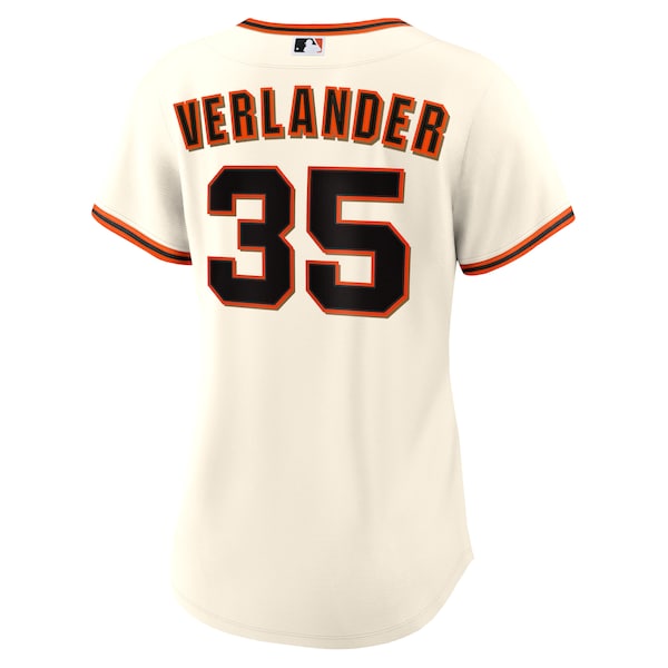 Justin Verlander San Francisco Giants Nike Women's Home Replica Jersey - Cream - Image 3