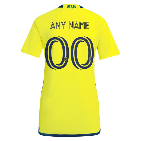 Nashville SC adidas Women's 2024 The 615 Kit Replica Custom Jersey - Yellow - Image 3