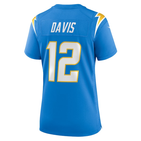 Derius Davis Los Angeles Chargers Nike Women's Team Game Jersey - Powder Blue - Image 3