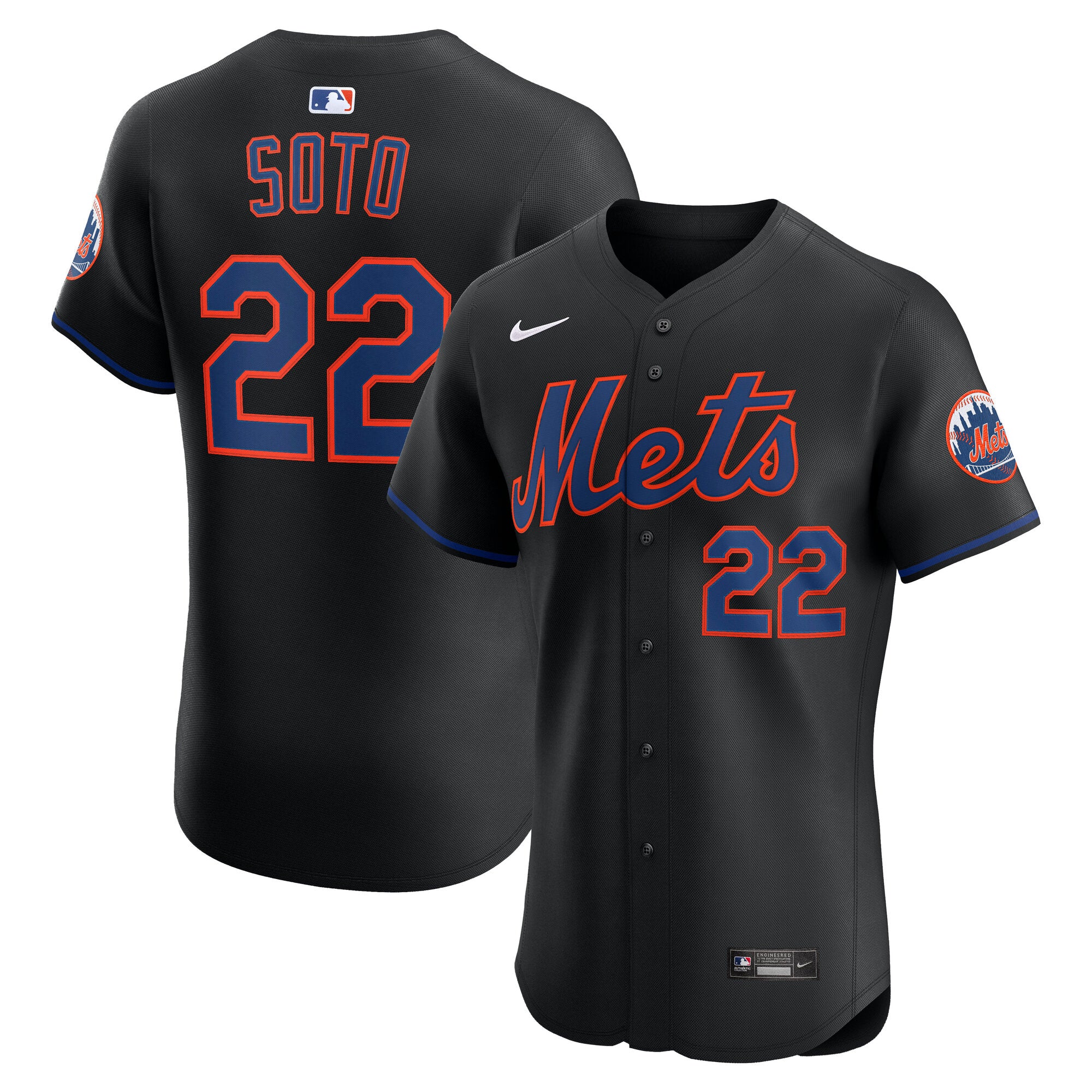 Juan Soto New York Mets Nike Home Elite Jersey - White/Black - Image 5