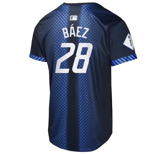 Javier Baez Detroit Tigers Nike Youth 2024 City Connect Limited Jersey - Navy - Image 3