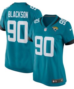 Angelo Blackson Jacksonville Jaguars Nike Women's Team Game Jersey -  Teal