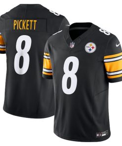 Alternative view of Kenny Pickett Pittsburgh Steelers Nike Vapor F.U.S.E. Limited Jersey - Black/White