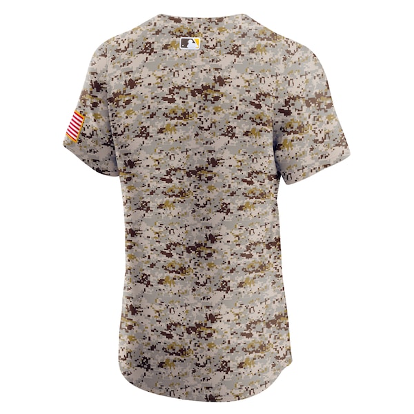 San Diego Padres Nike Alternate Vapor Premier Elite Patch Jersey - Brown - Image 3