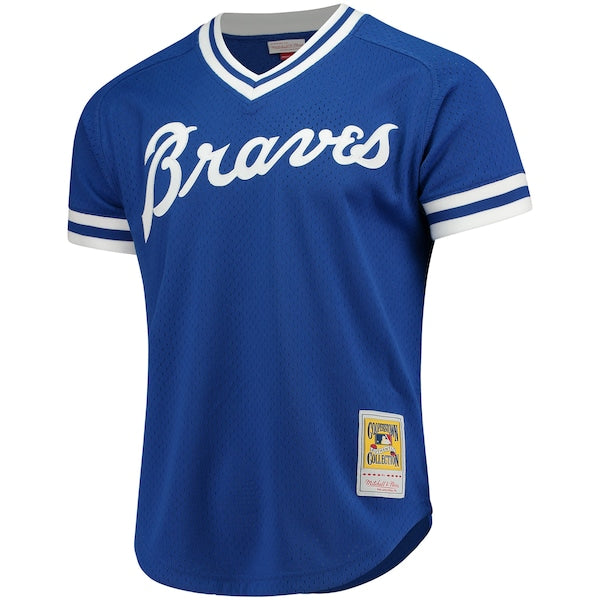 Dale Murphy Atlanta Braves Cooperstown Mesh Batting Practice Jersey - Royal/Scarlet - Image 4