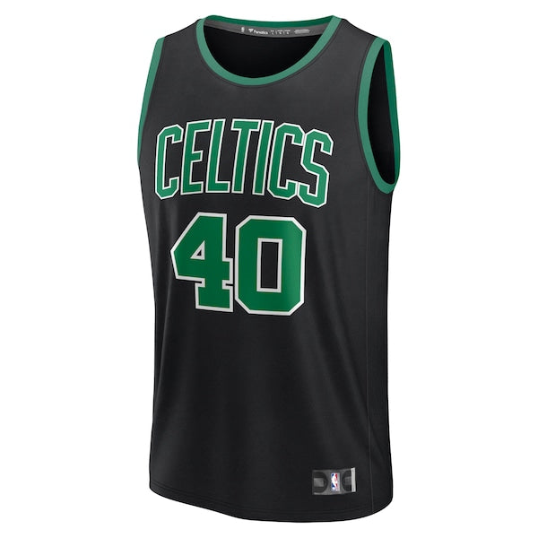 Luke Kornet Boston Celtics Fast Break Replica Player Jersey - Statement Edition - Black - Image 2