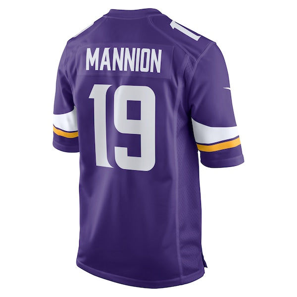 Sean Mannion Minnesota Vikings Nike Game Jersey - Purple - Image 3