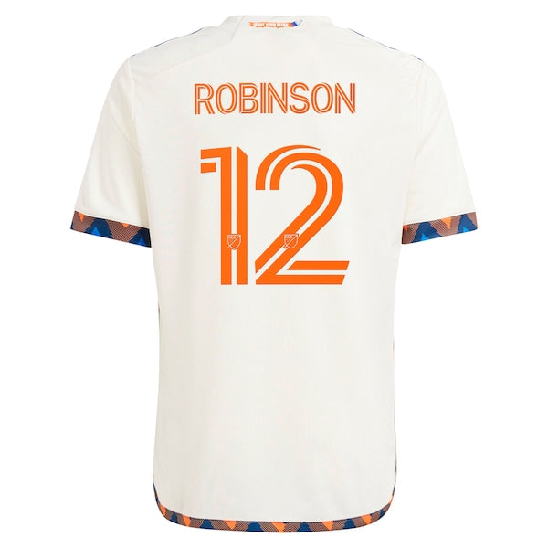 Miles Robinson FC Cincinnati adidas Youth 2024 The Canvas Kit Replica Player Jersey - White - Image 3