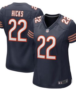 Elijah Hicks Chicago Bears Nike Women's Team Game Jersey -  Navy