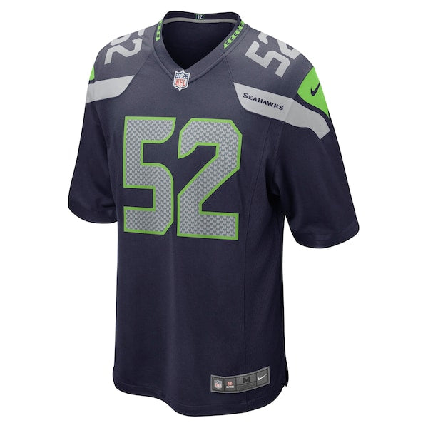 Darrell Taylor Seattle Seahawks Nike Game Jersey - College Navy - Image 2