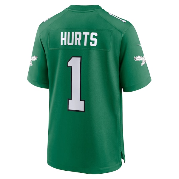 Jalen Hurts Philadelphia Eagles Nike Alternate Game Player Jersey - Kelly Green/White/Black/Green - Image 4