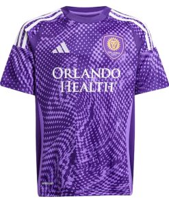 Alternative view of Robin Jansson Orlando City SC adidas Youth 2025 Perfect Storm Replica Player Jersey - Purple