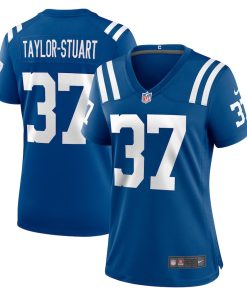 Isaac Taylor-Stuart Indianapolis Colts Nike Women's Team Game Jersey -  Royal