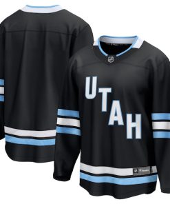 Alternative view of Utah Hockey Club  Breakaway Blank Jersey - Black/White